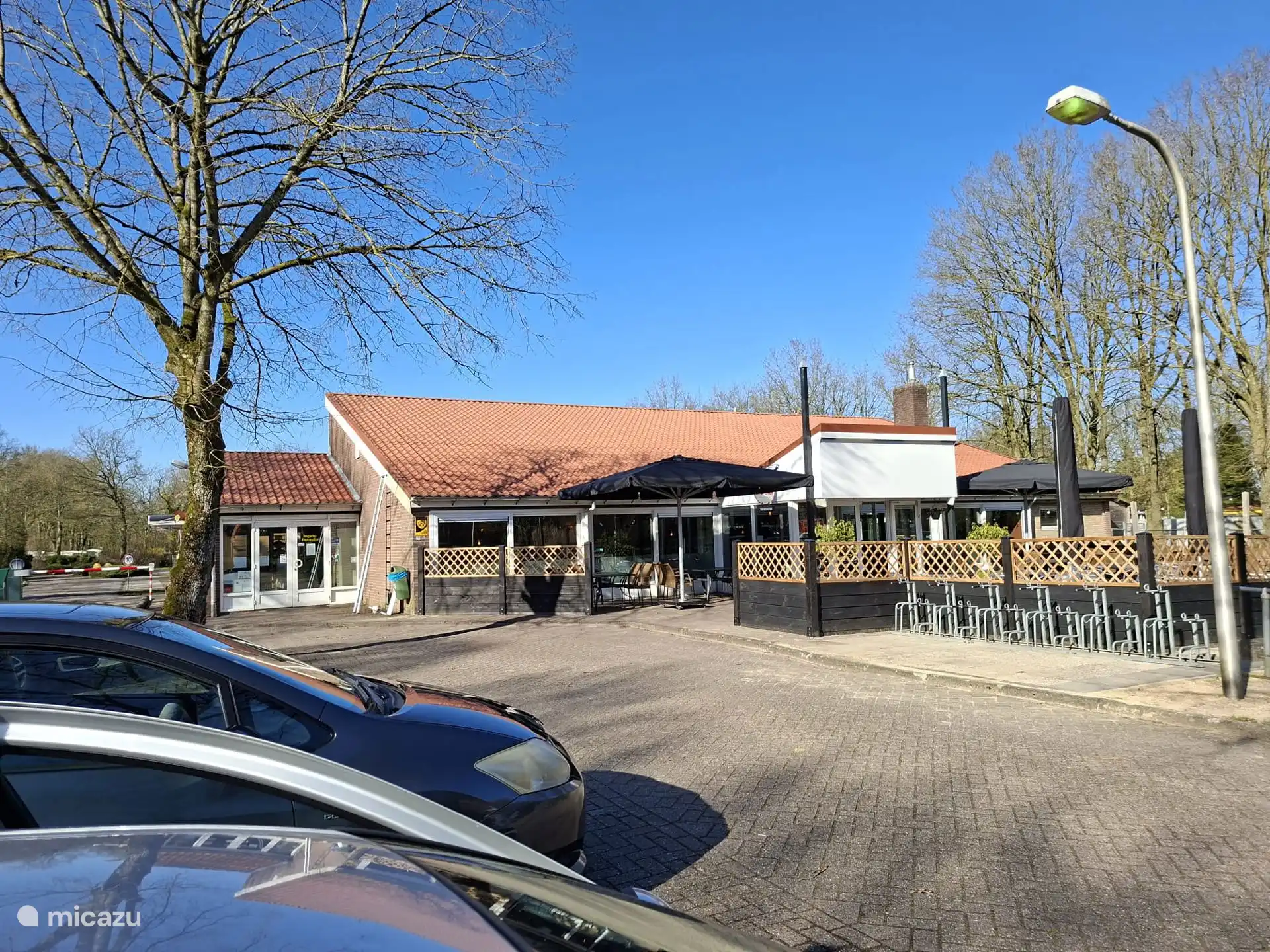 Brasserie op het park