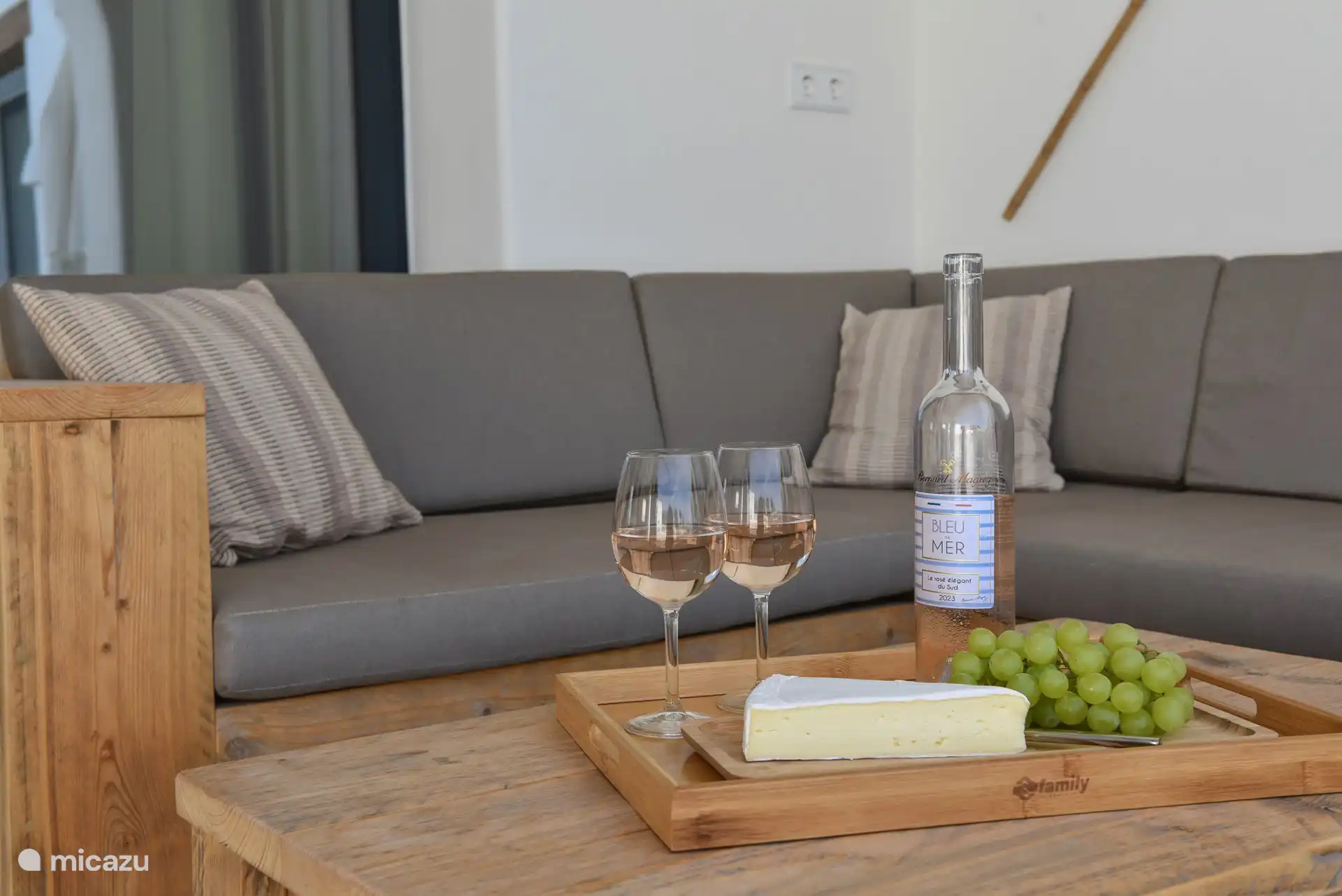 Sofá lounge en la terraza