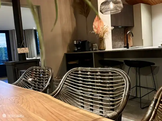 Dune Lagoon huren in Nederland, Noord-Holland, Egmond aan den Hoef - bungalow eethoek