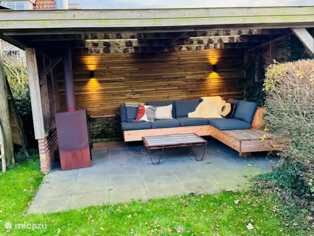 Dune Lagoon huren in Nederland, Noord-Holland, Egmond aan den Hoef - bungalow veranda