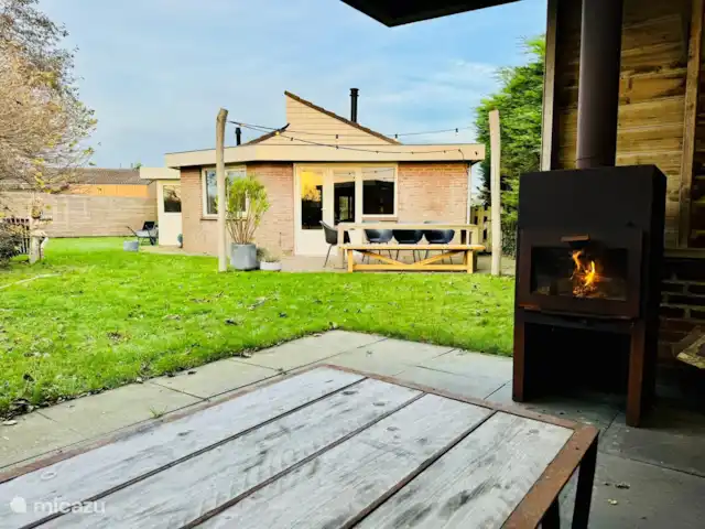 Dune Lagoon huren in Nederland, Noord-Holland, Egmond aan den Hoef - bungalow tuin