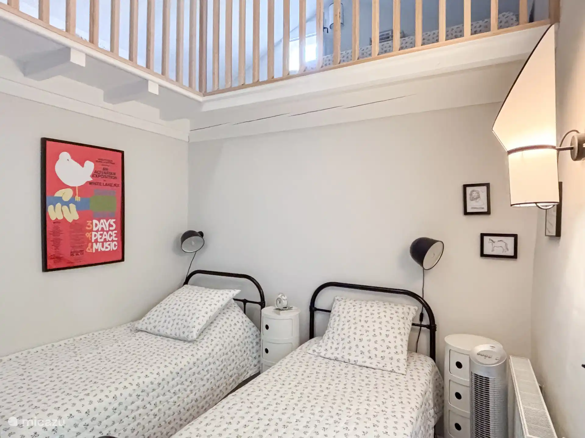 Vierbettzimmer mit Zwischengeschoss