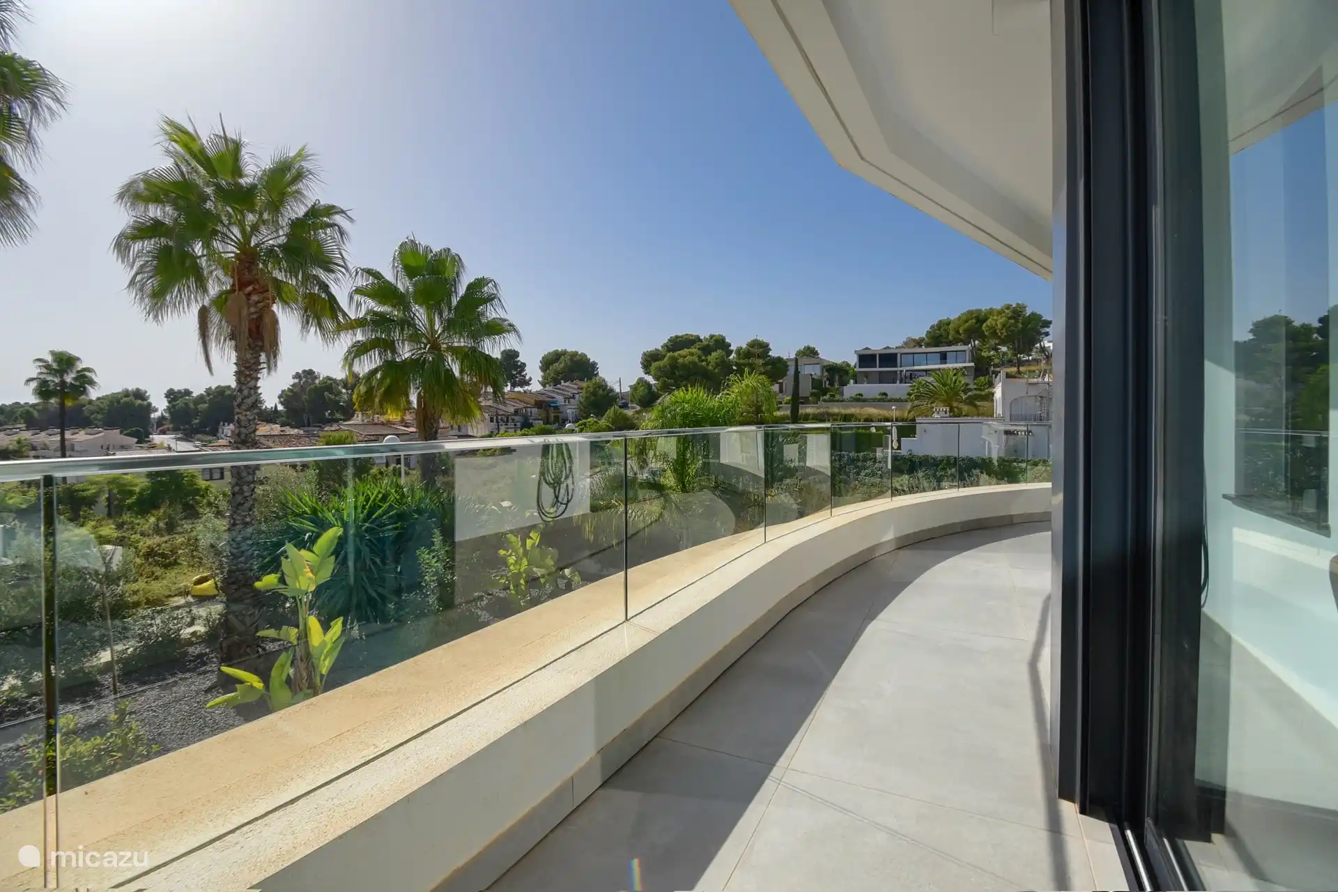 Terrasse à l’étage avec vue