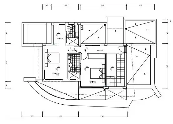 Plan de l’étage supérieur
