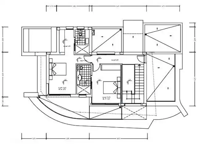 VillaPozoblanco huren in Spanje, Costa Blanca, Moraira - villa Plattegrond van de bovenverdieping