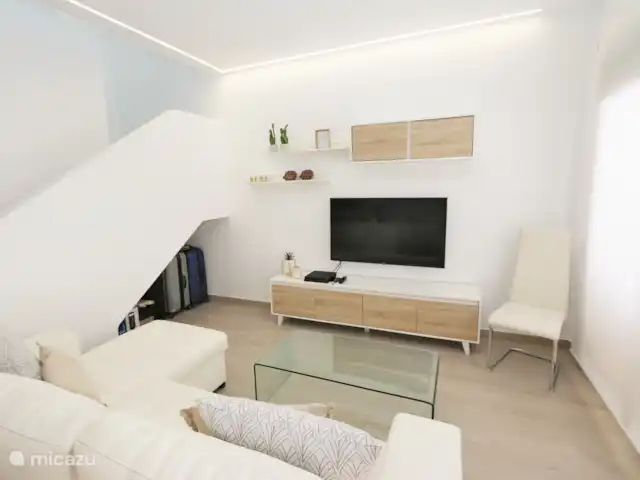 Casa de lujo con piscina privada en España, Costa Blanca, Pilar de la Horadada - casa vacacional Sala de estar y comedor