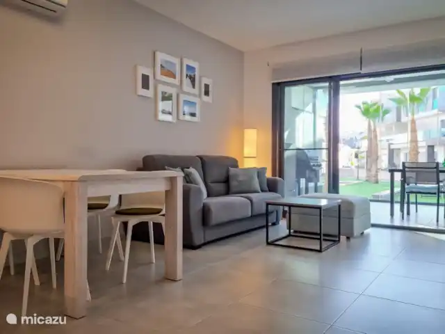 appartement huren in Spanje, Costa Blanca, Guardamar del Segura – Oasis Beach Appartement - Casa Titz Woonkamer