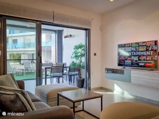 appartement huren in Spanje, Costa Blanca, Guardamar del Segura – Oasis Beach Appartement - Casa Titz Woonkamer en wintertuin