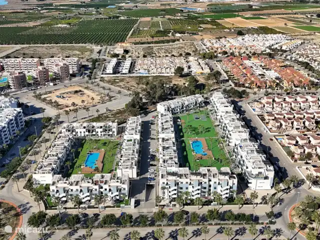 appartement huren in Spanje, Costa Blanca, Guardamar del Segura – Oasis Beach Appartement - Casa Titz Luchtfoto