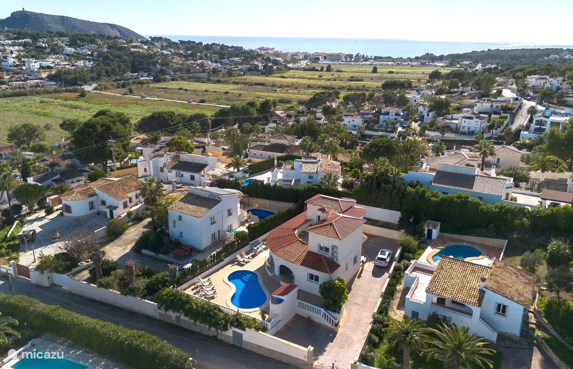 Proche de la mer et du village de Moraira
