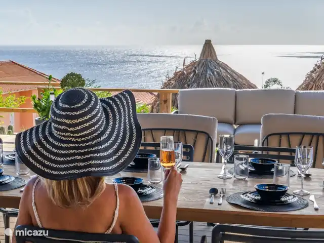 Votre propre station balnéaire privée CasAbao | Curaçao, Banda Abou (ouest), Cas Abao - villa Dîner convivial