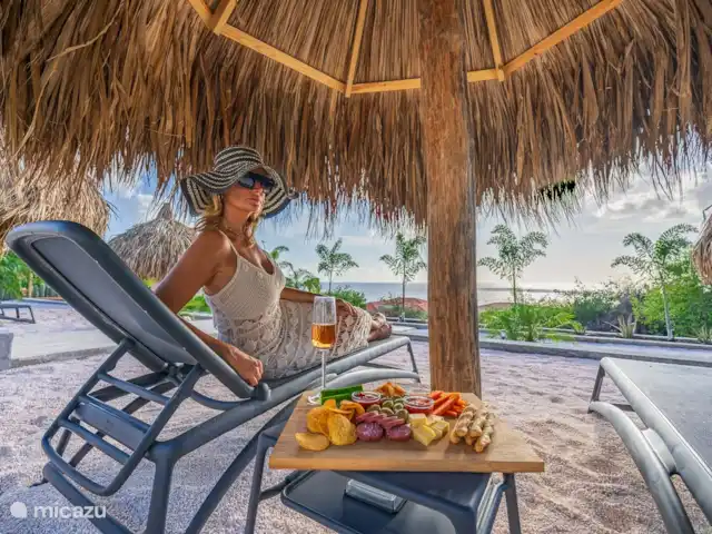 Votre propre station balnéaire privée CasAbao | Curaçao, Banda Abou (ouest), Cas Abao - villa Se détendre sous la palapa