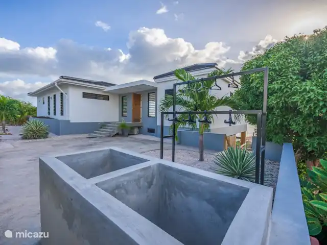 Votre propre station balnéaire privée CasAbao | Curaçao, Banda Abou (ouest), Cas Abao - villa Grande cuve de rinçage pour rincer votre matériel de plongée