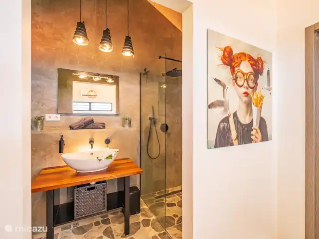 Votre propre station balnéaire privée CasAbao | Curaçao, Banda Abou (ouest), Cas Abao - villa Salle de bain attenante appartenant à la chambre 2