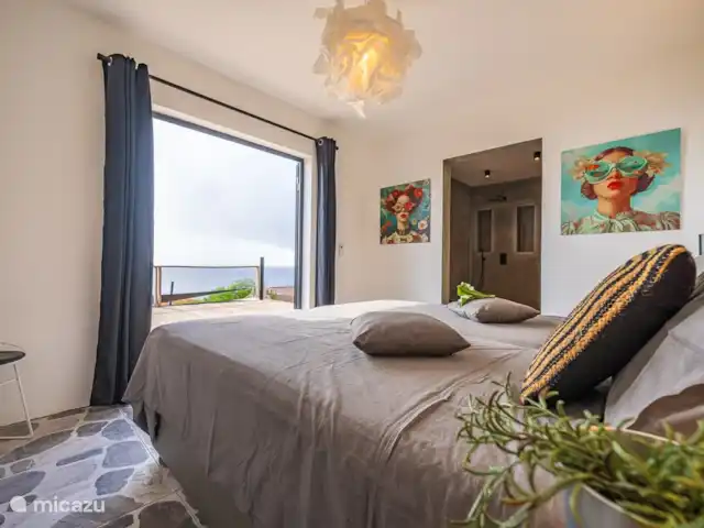 Votre propre station balnéaire privée CasAbao | Curaçao, Banda Abou (ouest), Cas Abao - villa Chambre 3 avec lit double king-size de 180 cm et 1 dressing et salle de bain privative