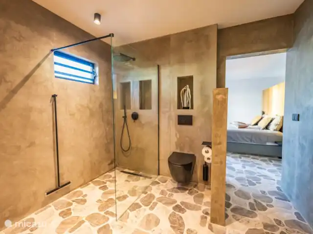Votre propre station balnéaire privée CasAbao | Curaçao, Banda Abou (ouest), Cas Abao - villa Salle de bain attenante appartenant à la chambre 4