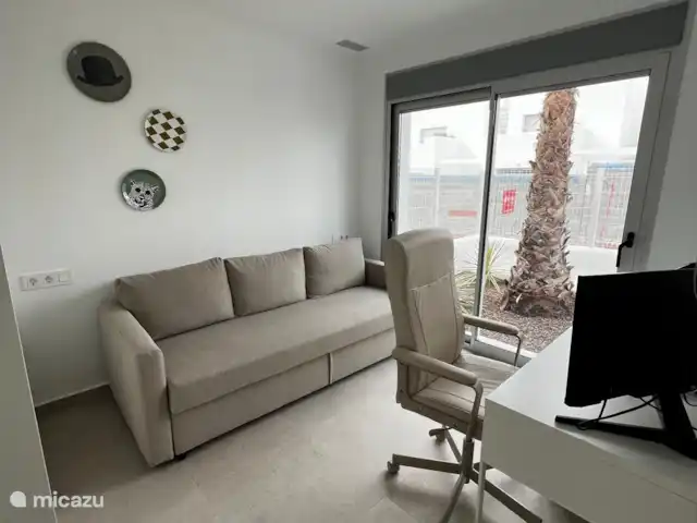 Villa el Greco huren in Spanje, Costa Blanca, San Fulgencio La Marina - villa Werk kamer / 3e Slaapkamer met slaapbank