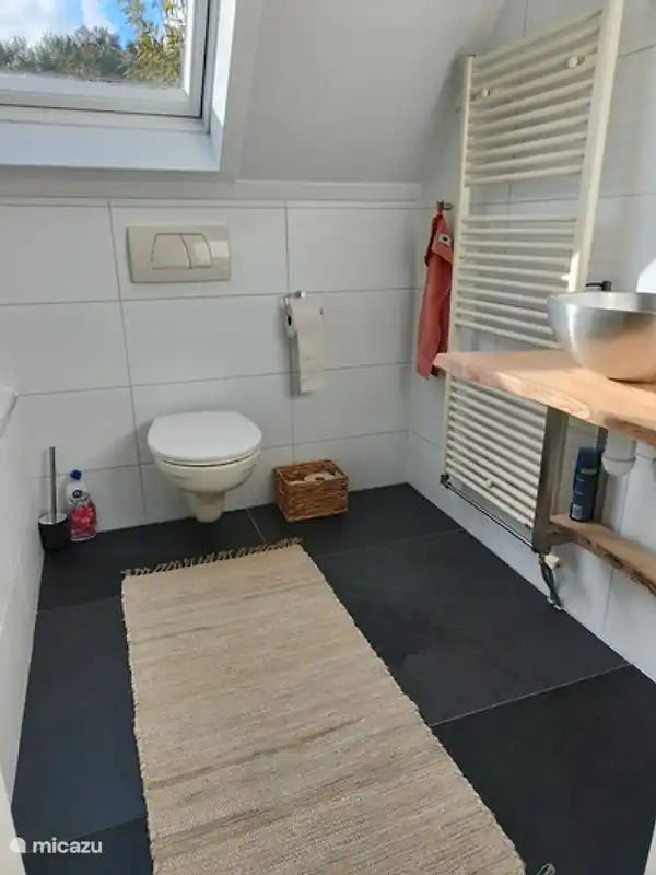 Zweite Toilette im Badezimmer