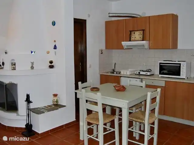 Location de Vacances Grèce, Pelion, Platania, pension / maison d’hôtes / chambre privée - Villa Katerina - Agamemnon  Villa Katerina - Agamemnon Appartement - cuisine