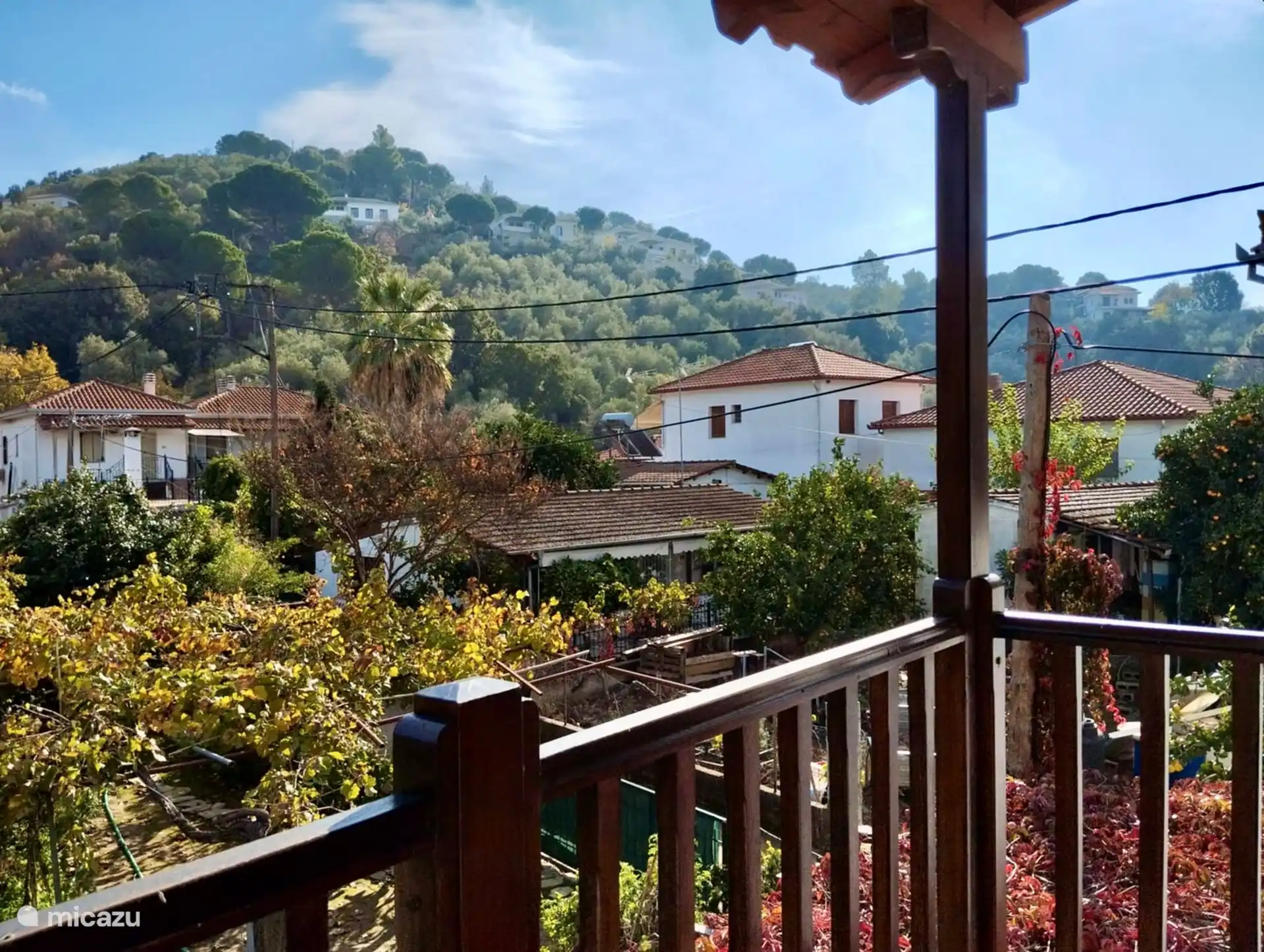 Villa Katerina - Achilles Studio - uitzicht vanaf het privé balkon