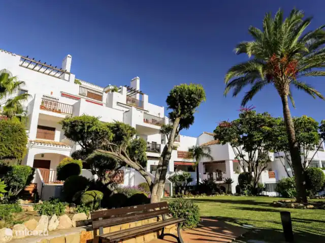 Finca San Antonio - Luxe Appartement huren in Spanje, Andalusië, Mijas - appartement Veel groen en ruimte in de tuinen.