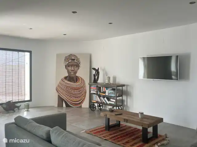 Location de Vacances Espagne, Costa Blanca, Moraira, villa - Villa Charlotte Salle de télévision 
Coin salon
