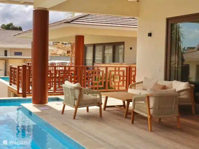 Location de Vacances Curaçao, Curaçao-Centre, Blue Bay, villa - Villa Jazmyn 26@Blue Bay Curaçao Ensemble de salon