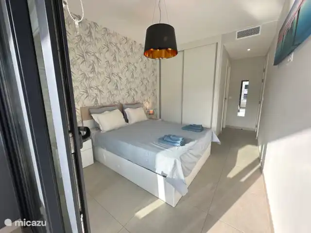 Flamenca Village met groot balkon huren in Spanje, Costa Blanca, Orihuela Costa - appartement Slaapkamer met tweepersoonsbed