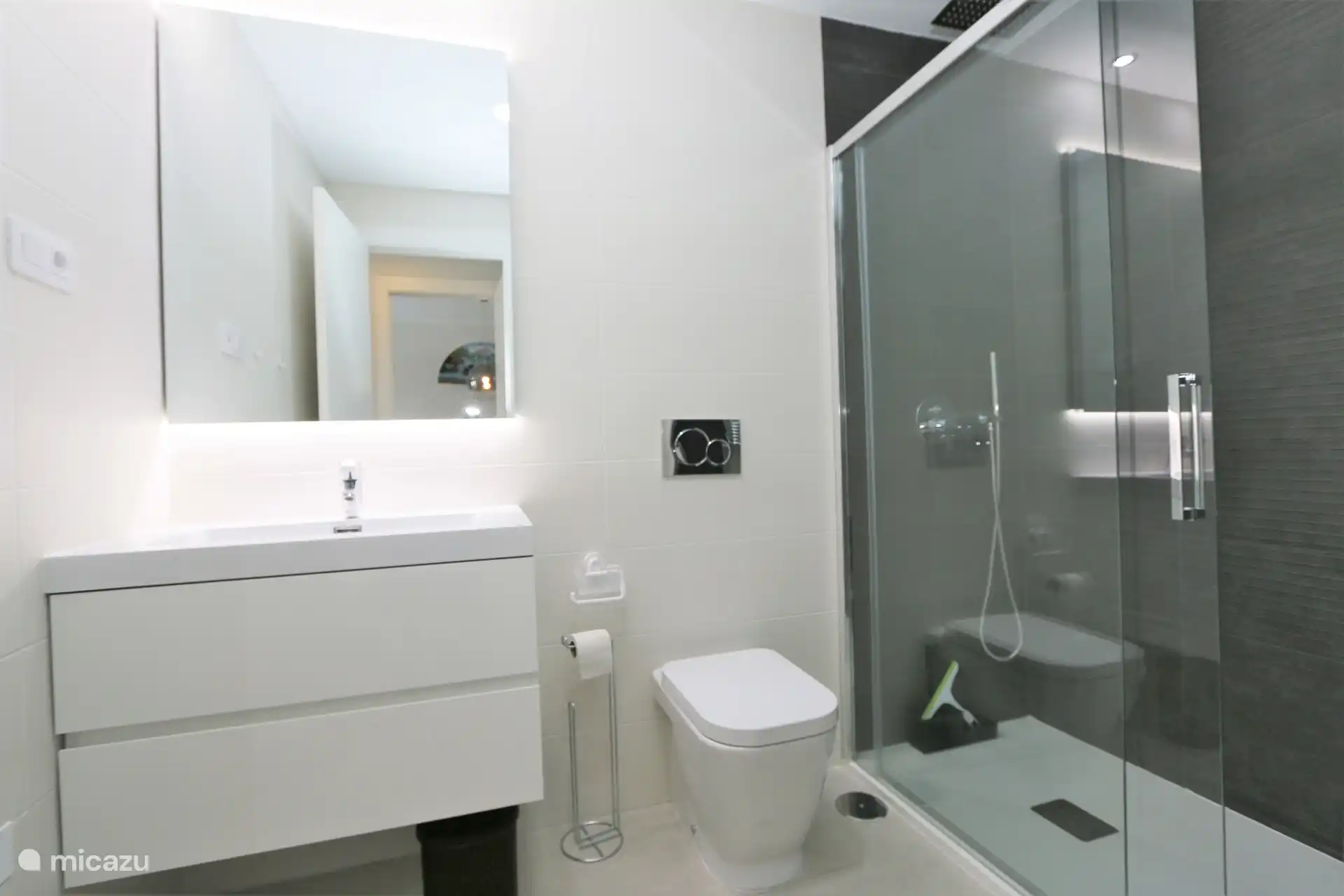 Bathroom with walk-in shower