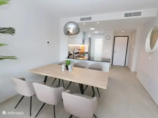 Appartement de 3 pièces à Flamenca Village | Espagne, Costa Blanca, Orihuela Costa - appartement Cuisine et salle à manger