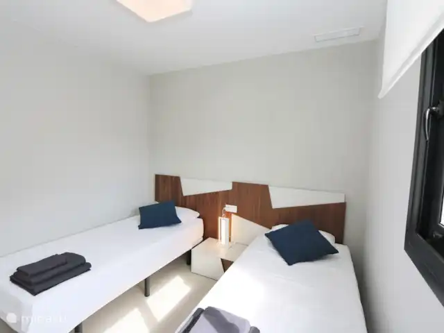 Appartement de 3 pièces à Flamenca Village | Espagne, Costa Blanca, Orihuela Costa - appartement Chambre avec deux lits simples
