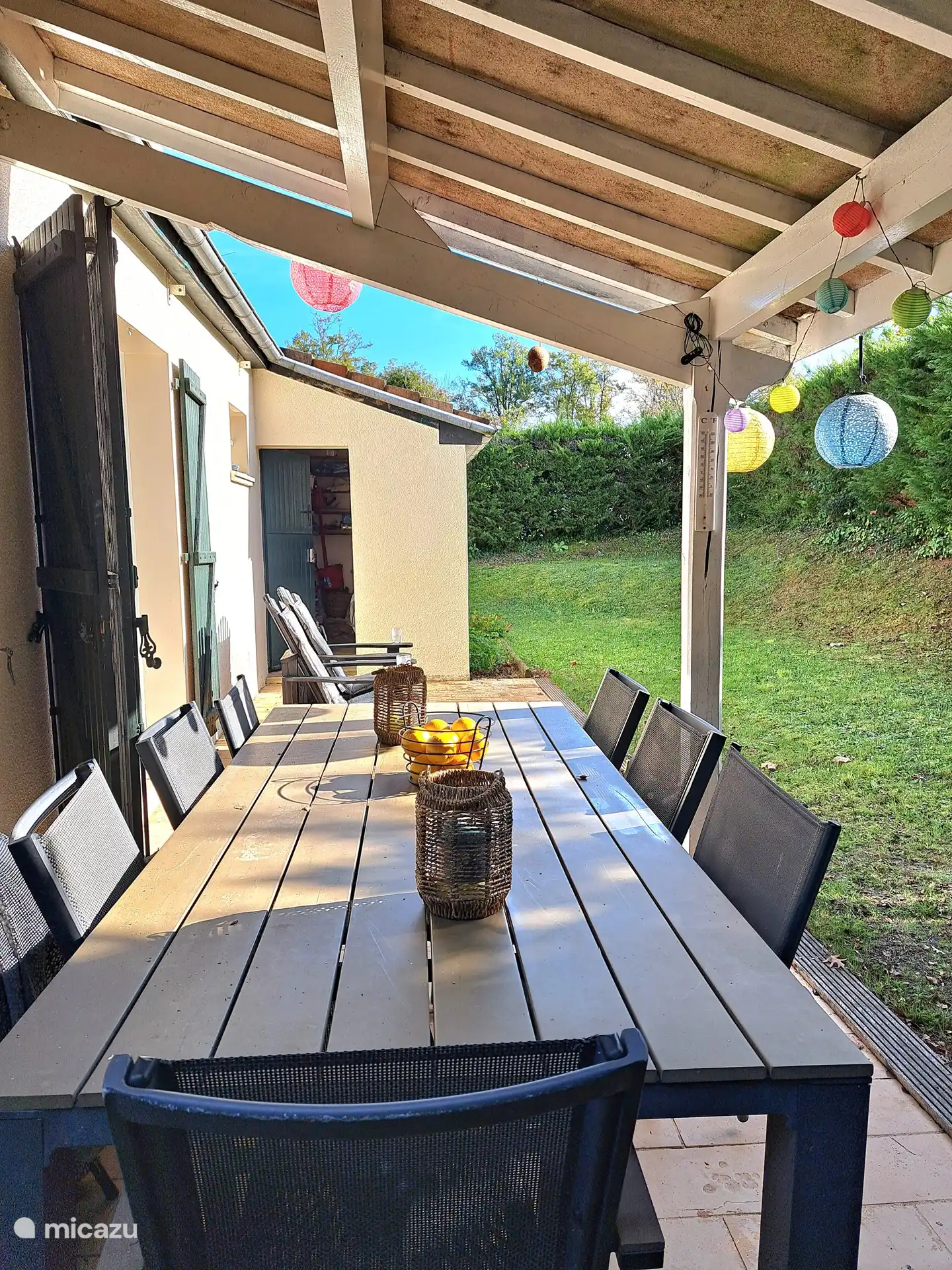 Rückseite des Hauses