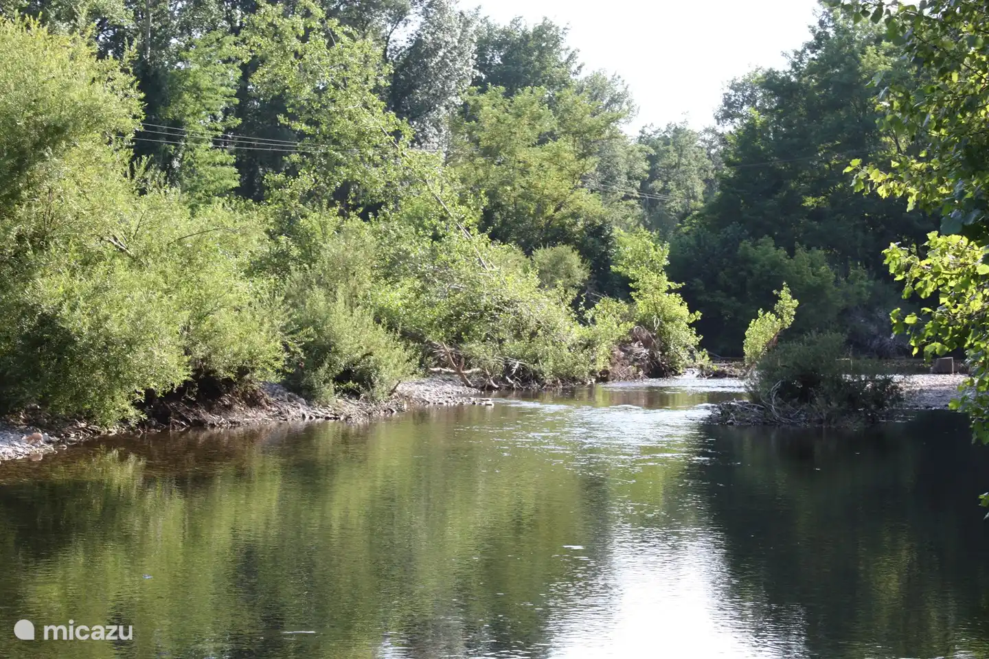 Schwimmen, Sonnenbaden, Angeln, Spielen, Relaxen im Schatten ....