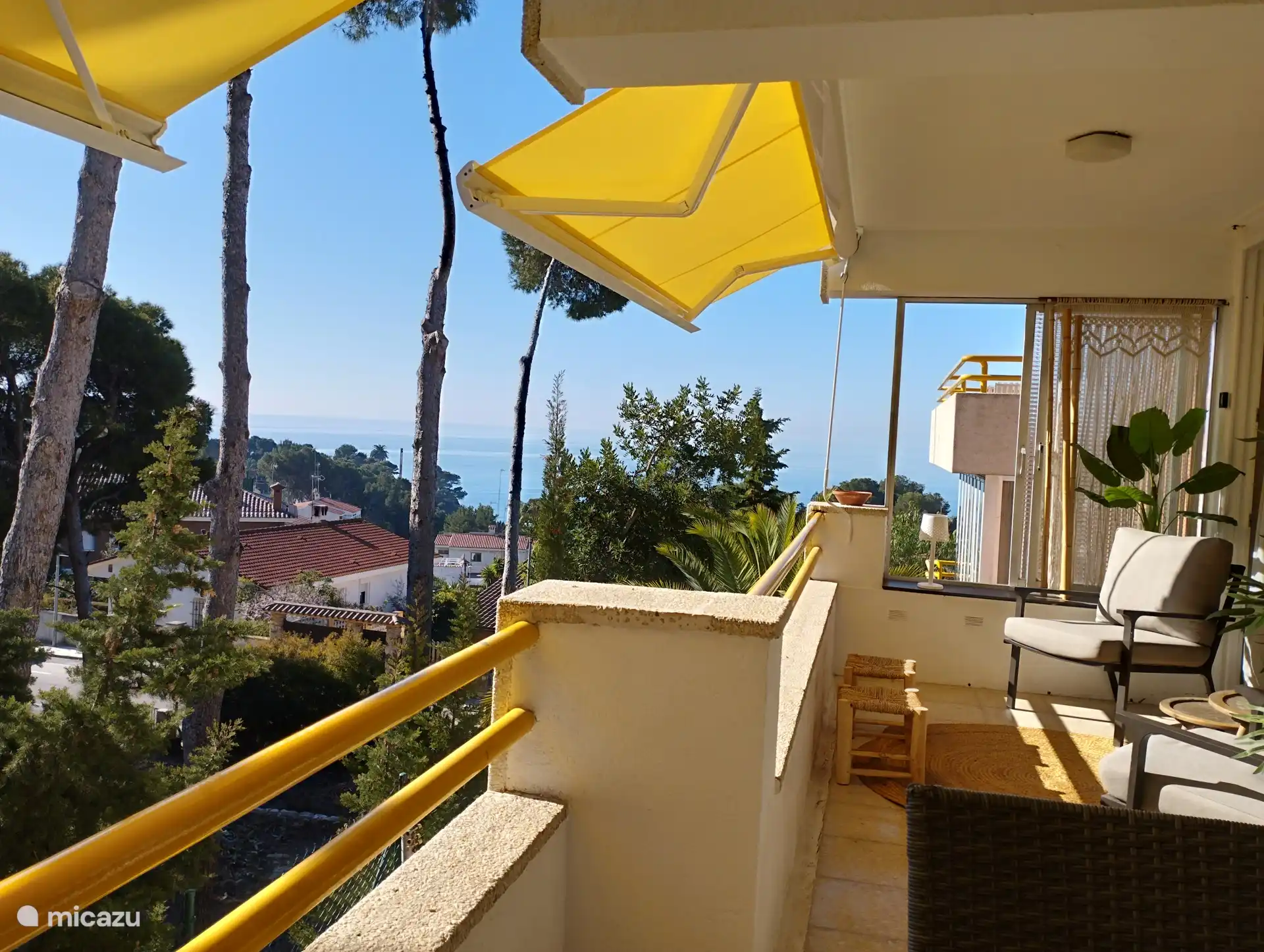 Vista desde el balcón