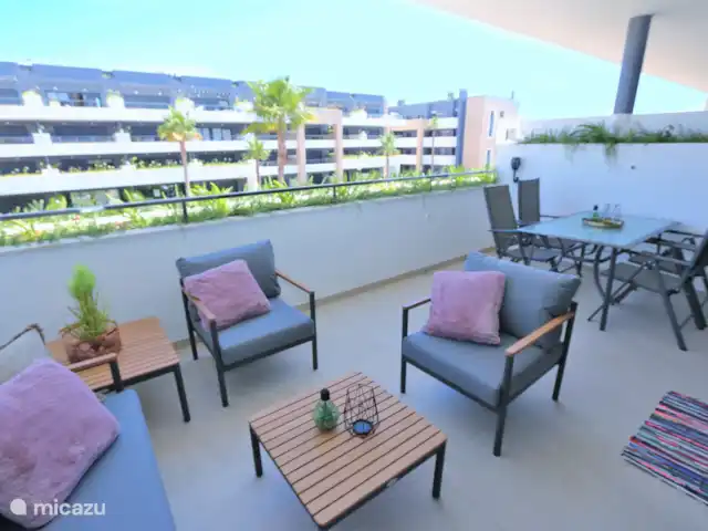 Appartement avec vue sur la piscine | Espagne, Costa Blanca, Orihuela Costa - appartement Balcon donnant sur la piscine