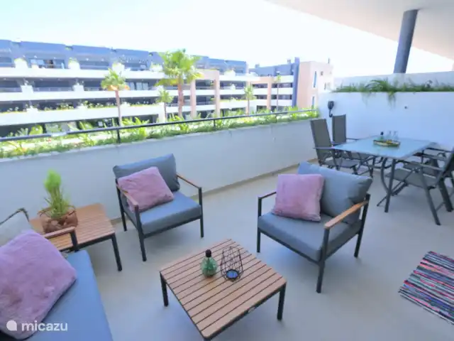 Appartement avec vue sur la piscine | Espagne, Costa Blanca, Orihuela Costa - appartement Balcon donnant sur la piscine