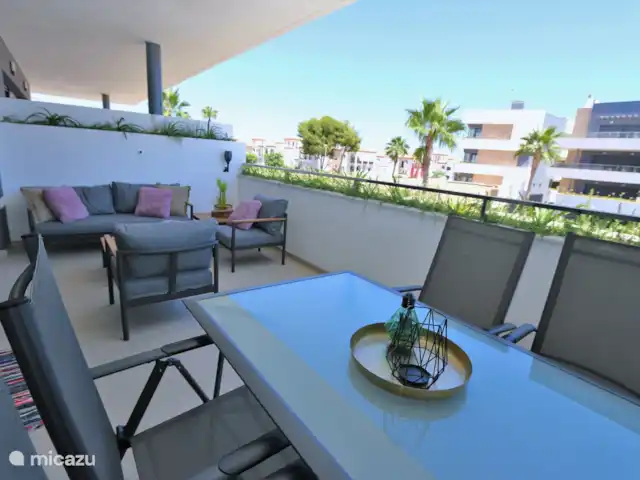 Appartement avec vue sur la piscine | Espagne, Costa Blanca, Orihuela Costa - appartement Balcon donnant sur la piscine