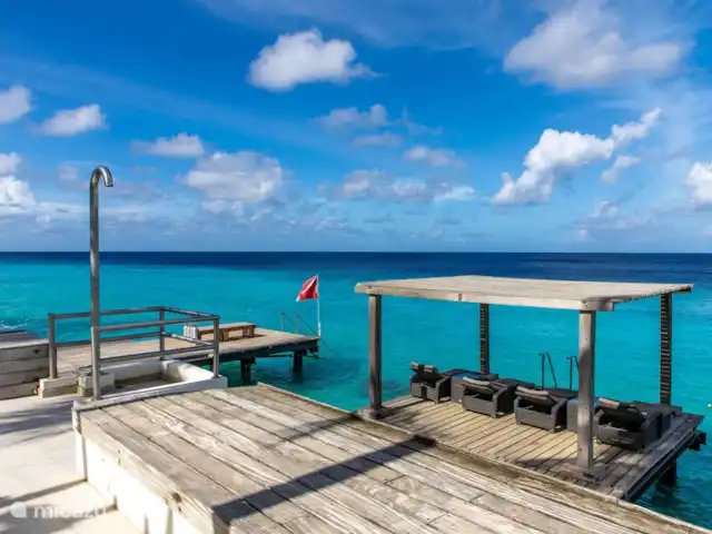 Location de Vacances Bonaire, Bonaire, Belnem, appartement - Appartements Belmar en bord de mer  Douche extérieure