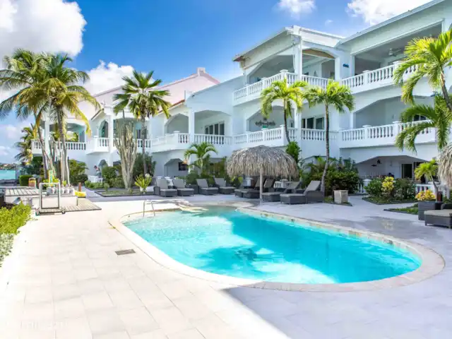 Location de Vacances Bonaire, Bonaire, Belnem, appartement - Appartements Belmar en bord de mer  piscine