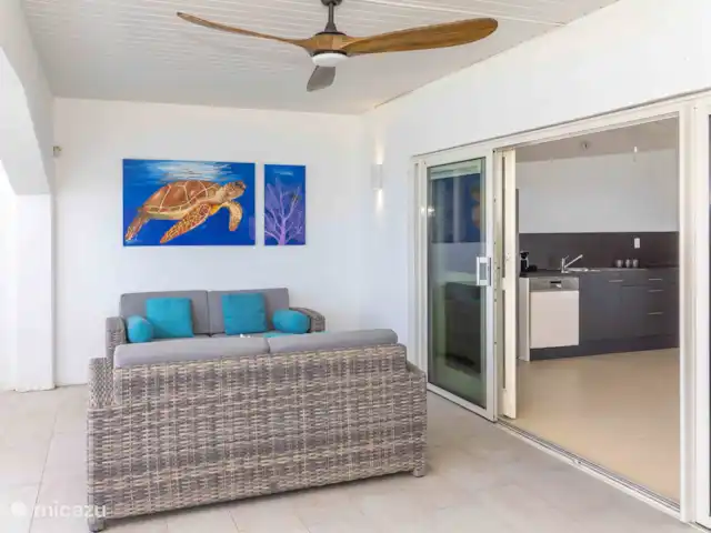 Location de Vacances Bonaire, Bonaire, Belnem, appartement - Appartements Belmar en bord de mer  Terrasse privative