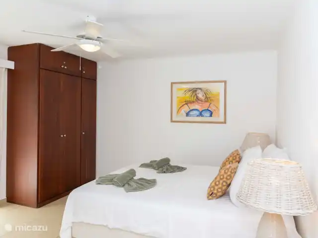 Location de Vacances Bonaire, Bonaire, Belnem, appartement - Appartements Belmar en bord de mer  Chambre des maîtres
