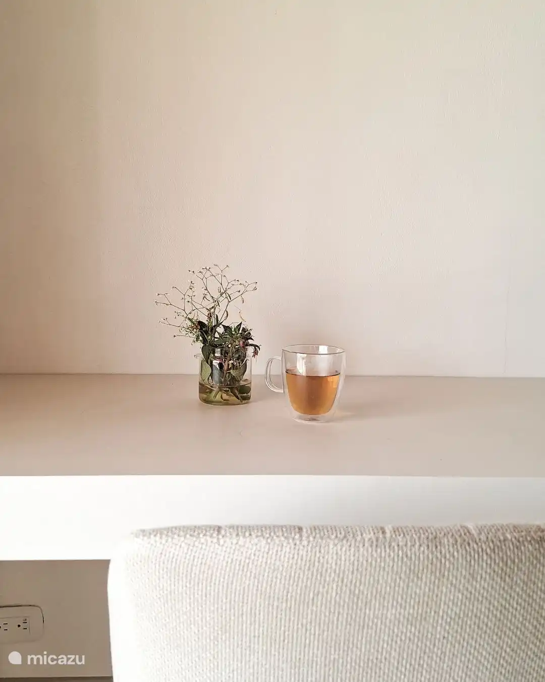 Hier können Sie arbeiten oder gestalten, ganz in Ruhe