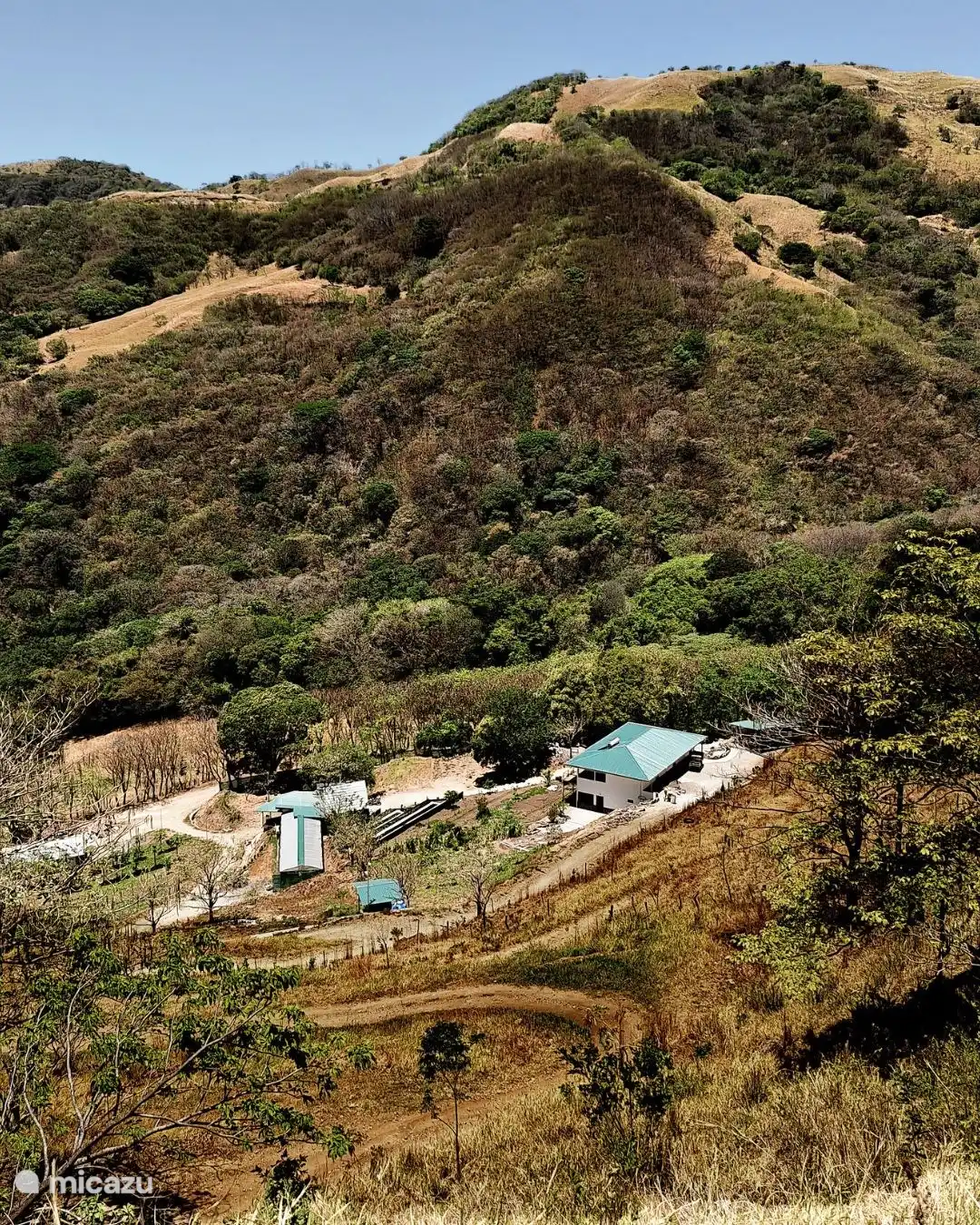 Helikopterblick auf die Finca