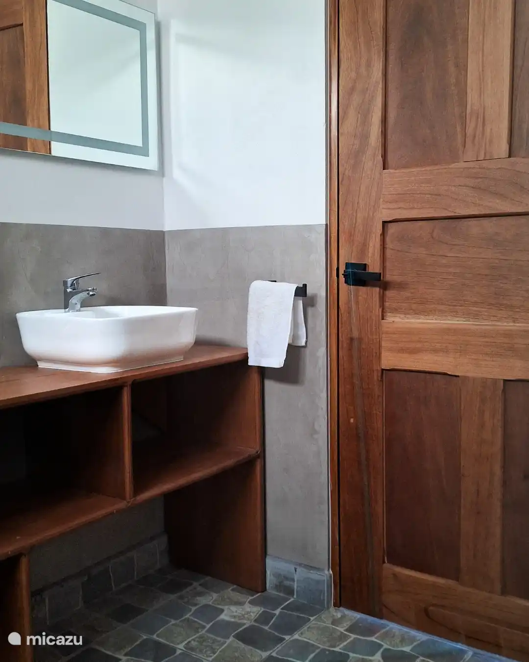 Spitze eines der Badezimmer