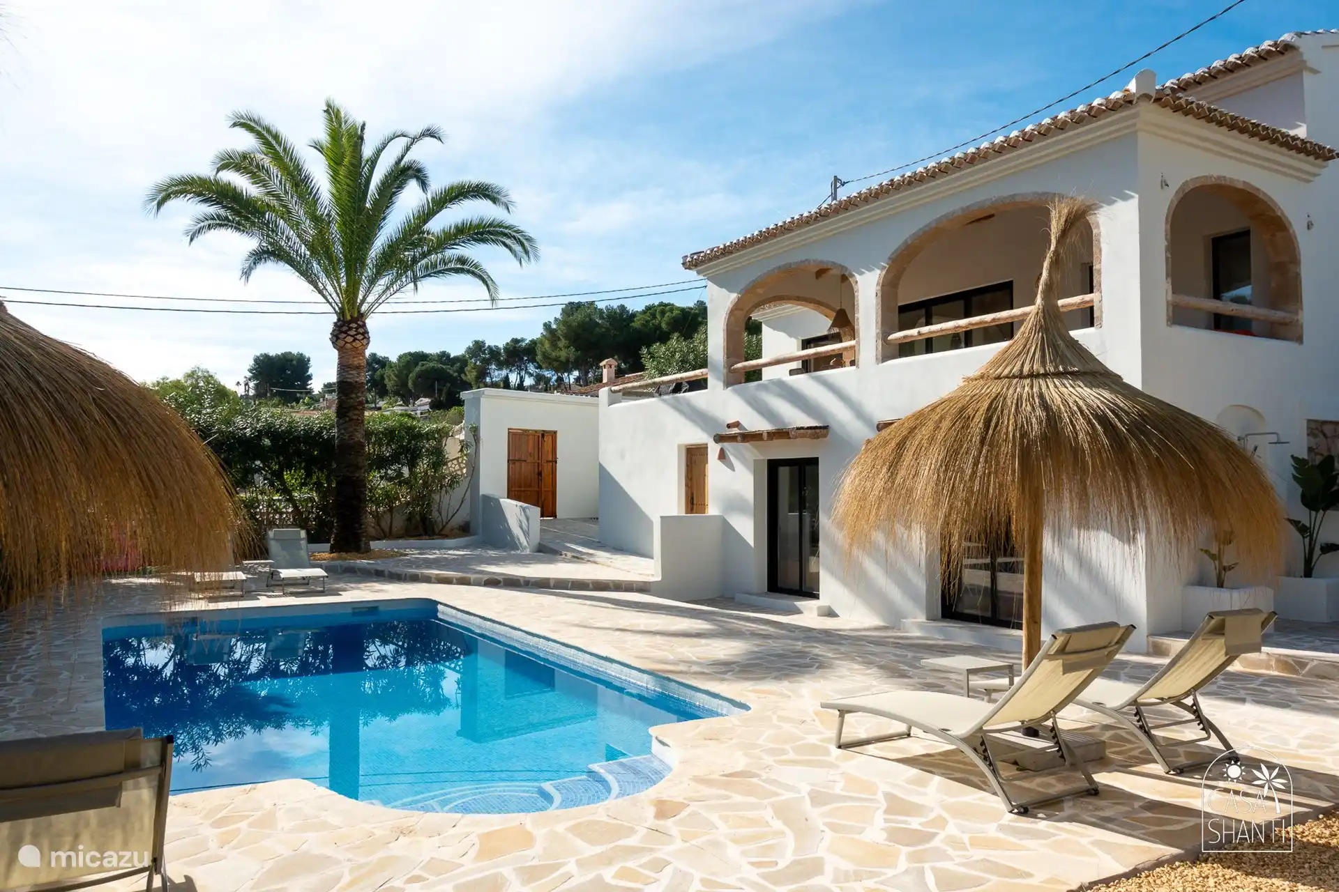 Das Äußere der Casa Shanti.