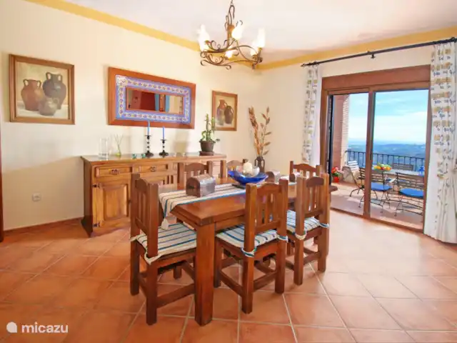 Villa Buenavista huren in Spanje, Costa del Sol, Comares - villa Dineren met uitzicht.