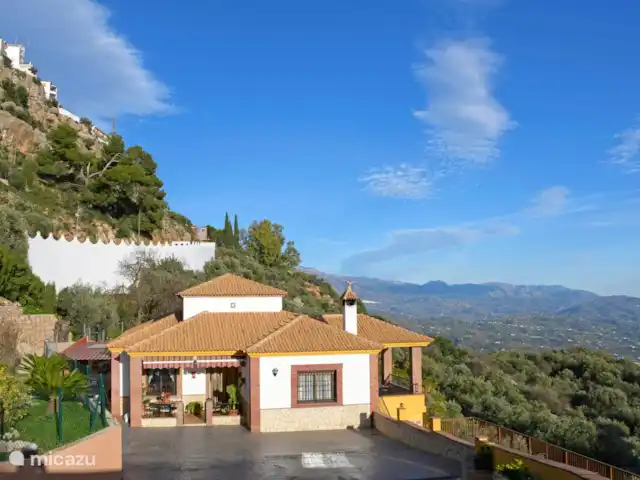 Villa Buenavista huren in Spanje, Costa del Sol, Comares - villa Ons huis ligt op wandelafstand van Het prachtige witgekalkte dorpje, Comares.