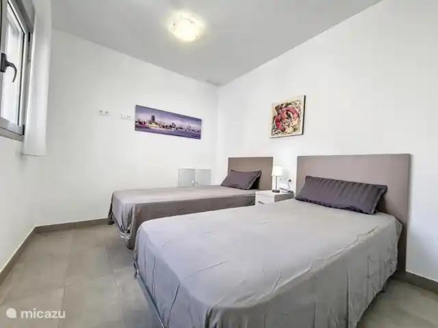 Location de Vacances Espagne, Costa Cálida, Lo Pagán, penthouse - Casa Luna Dorada - luxe Chambre avec deux lits