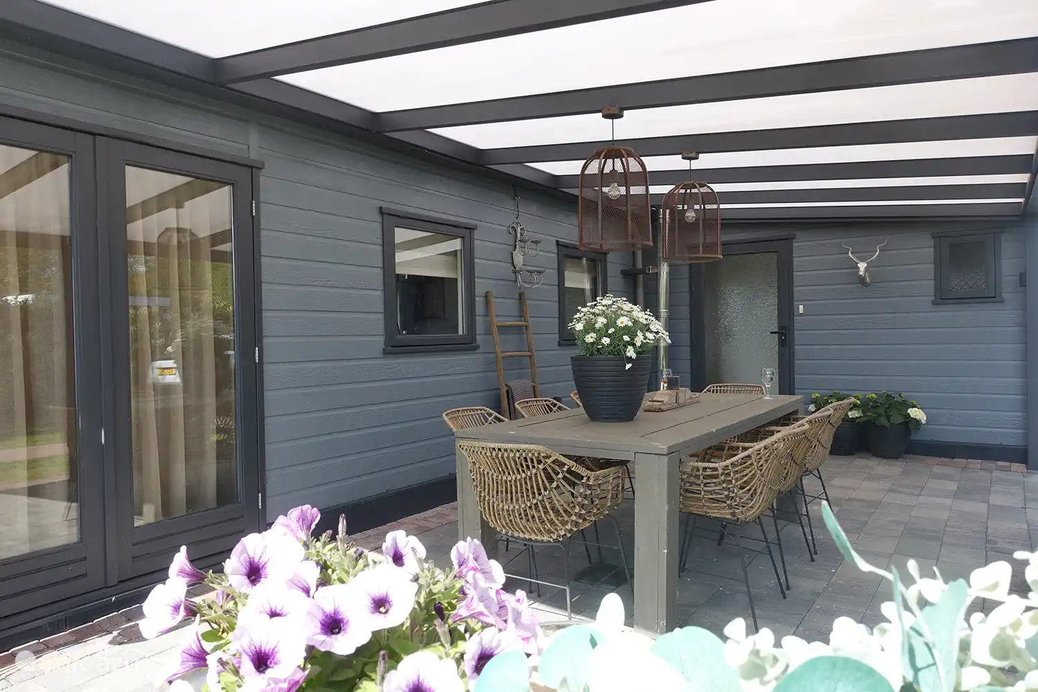 5 persoons chalet Capfun Stoetenslagh, overdekt terras