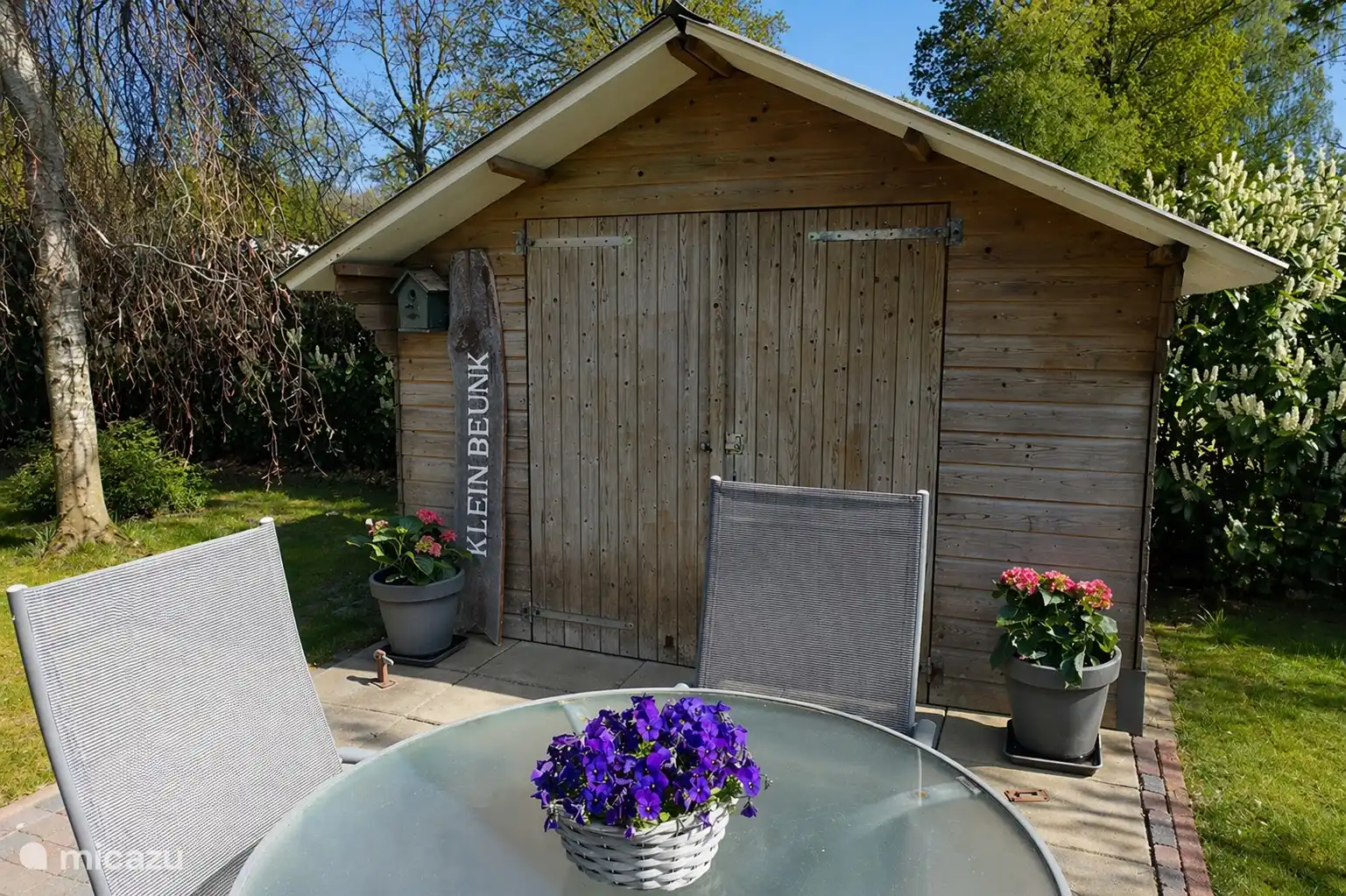 5 persoons chalet Capfun Stoetenslagh, tuinhuis